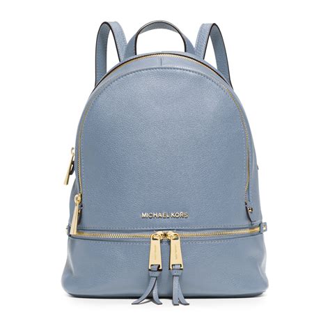 michael kors blue and white backpack|Michael Kors royal blue handbag.